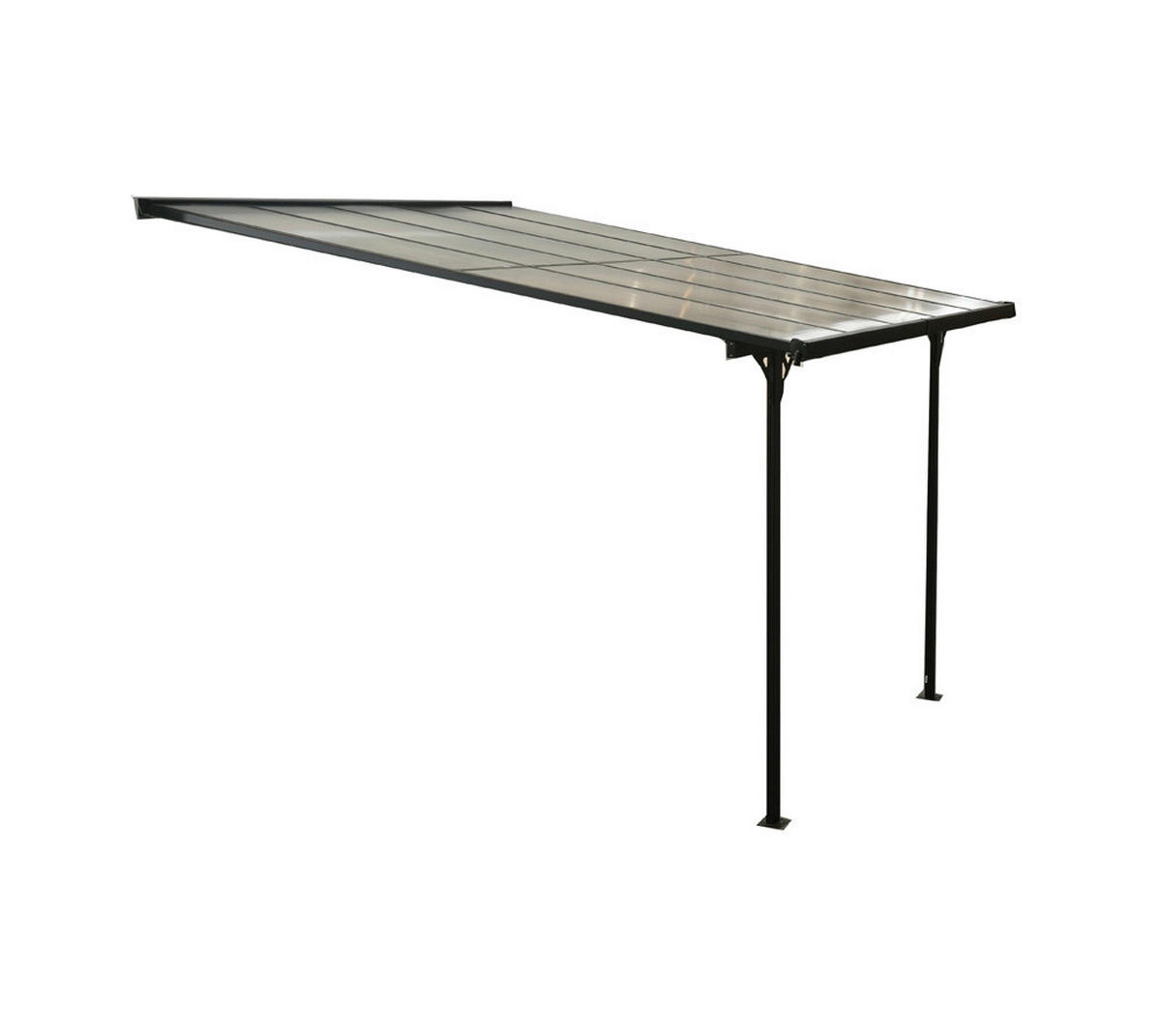 Westmann Terrassenüberdachung Bruce schwarz Aluminium B/H/T: ca. 313x270x300 cm Bruce - schwarz (313,00/270,00/300,00cm) - Westmann