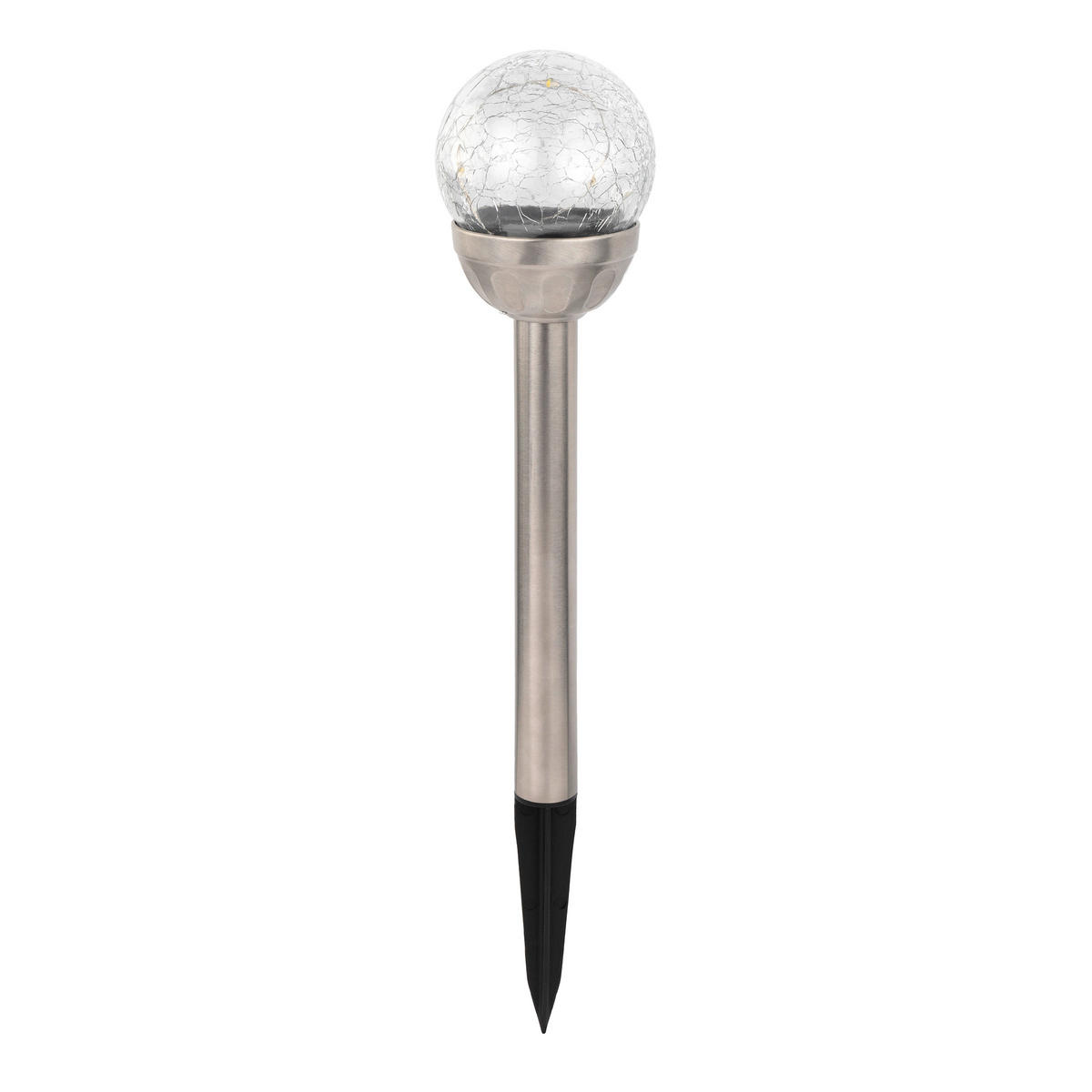 Solarleuchte Solarleuchte_Crackle-Glas warmweiß - Sensation