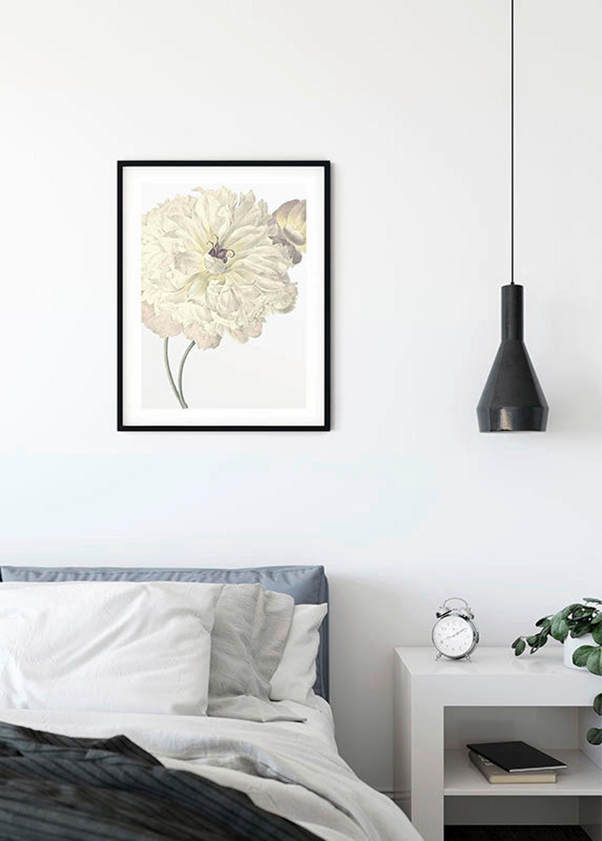 Komar Poster Illustration Dahlia Blumen B/L: ca. 40x50 cm Illustration Dahlia - (40,00/50,00cm) - Komar