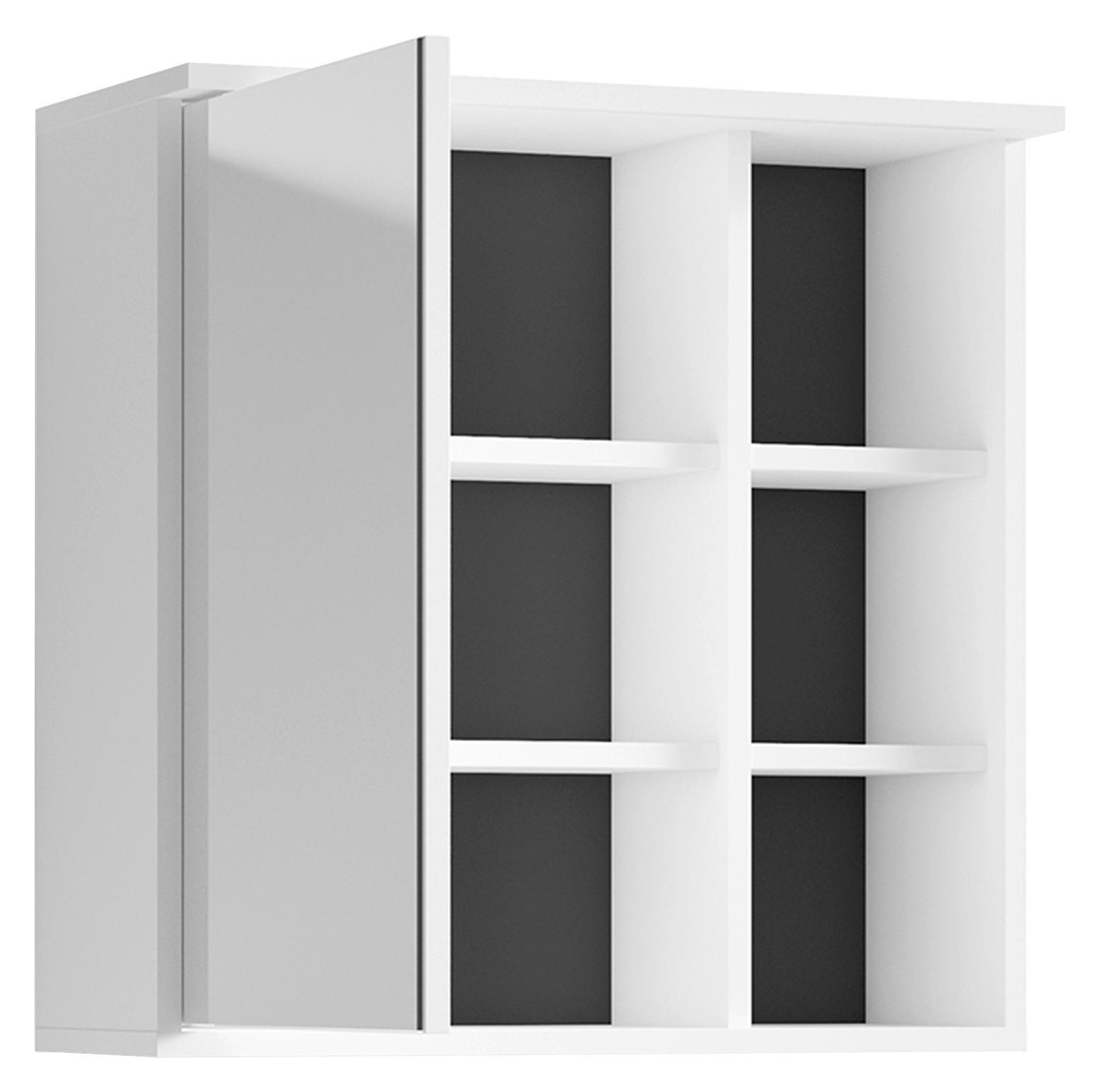 Spiegelschrank WELLNESS weiß B/H/T: ca. 60x61x28 cm WELLNESS - weiß (60,00/61,00/28,00cm) - byLIVING