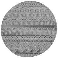 Ayyildiz Kurzflorteppich HELIX silber B/H/L: ca. 160x0,7x160 cm HELIX - silber (160,00/160,00/0,70cm) - Ayyildiz