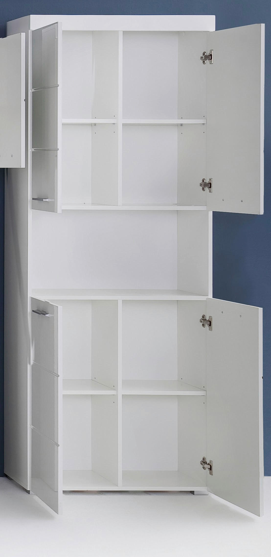 Badhochschrank Amanda B/H/T: ca. 73x190x31 cm Amanda - weiß (73,00/190,00/31,00cm)