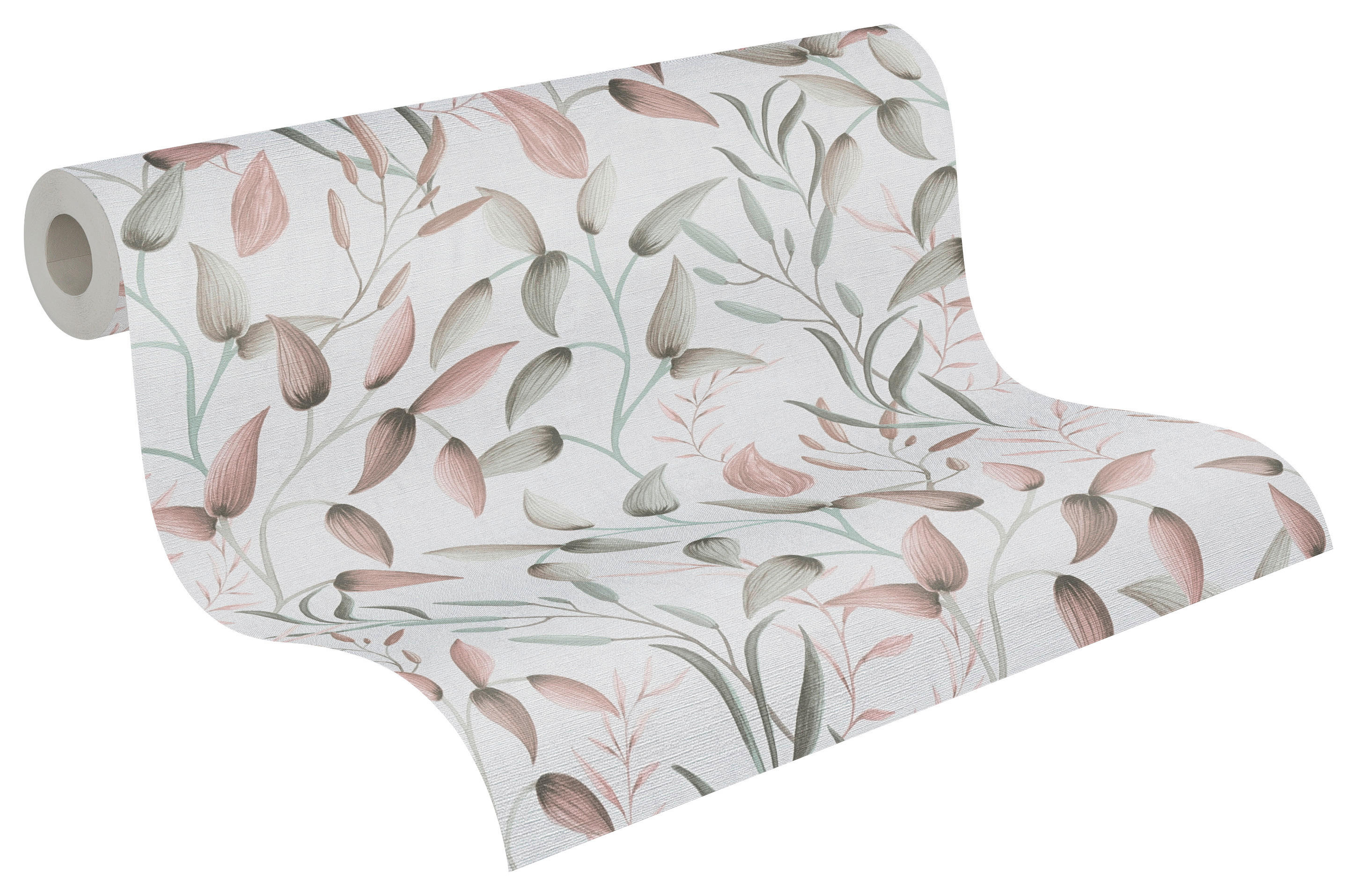 A.S.Creation Vliestapete creme rosa B/H/D: ca. 53x1005x8,2 cm Vliestapete - creme/rosa (8,20/1005,00cm) - A.S.Creation