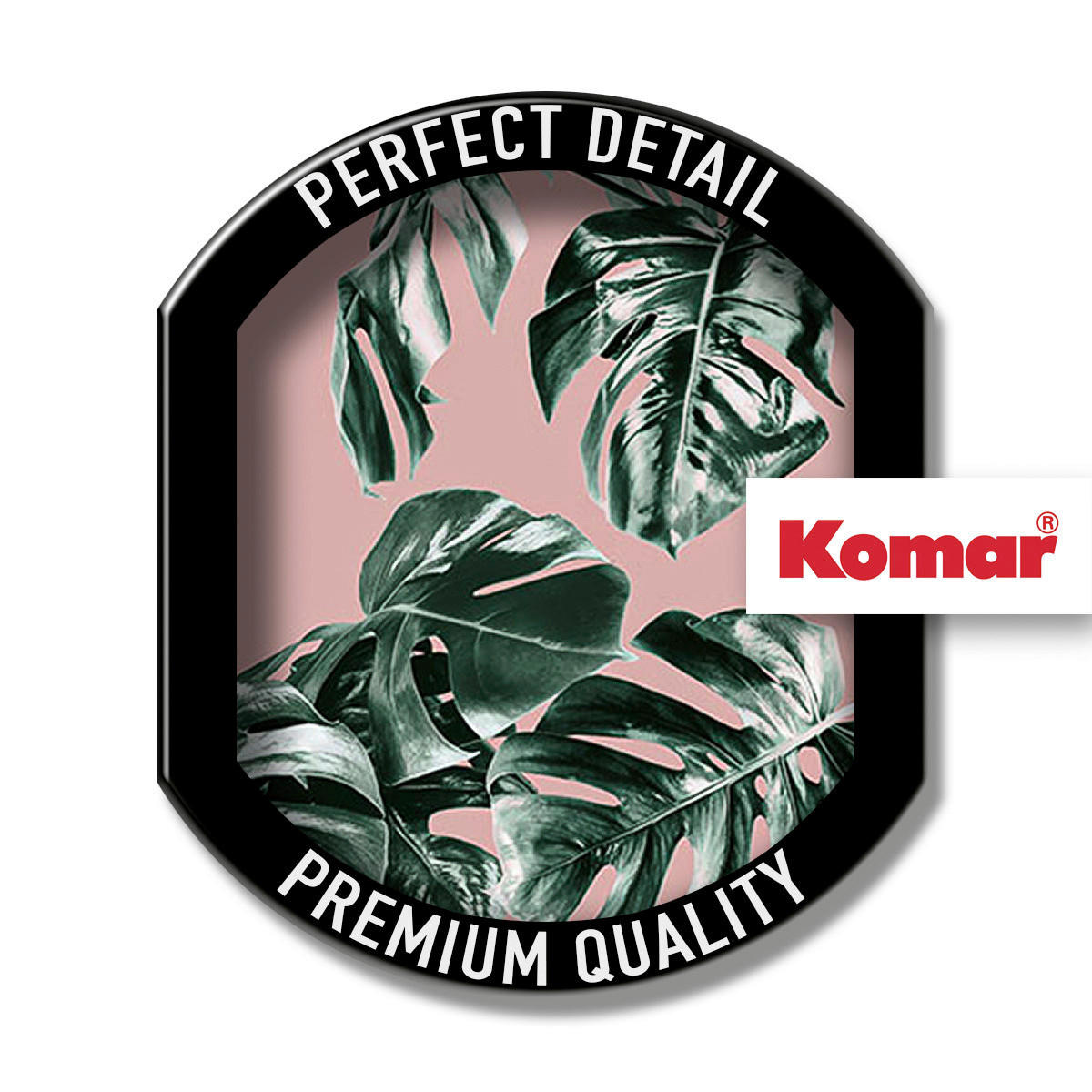 Komar Fototapete Monstera Rosé Panel B/L: ca. 100x250 cm Monstera Rosé Panel - (100,00/250,00cm) - Komar