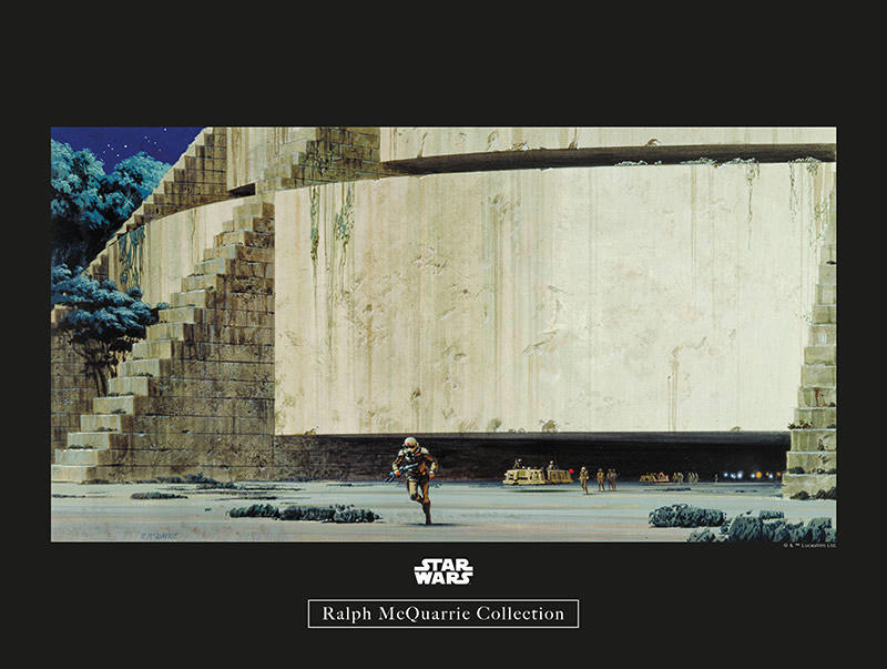 Komar Poster Star Wars Classic RMQ Yavin Temple Star Wars B/L: ca. 40x30 cm günstig online kaufen