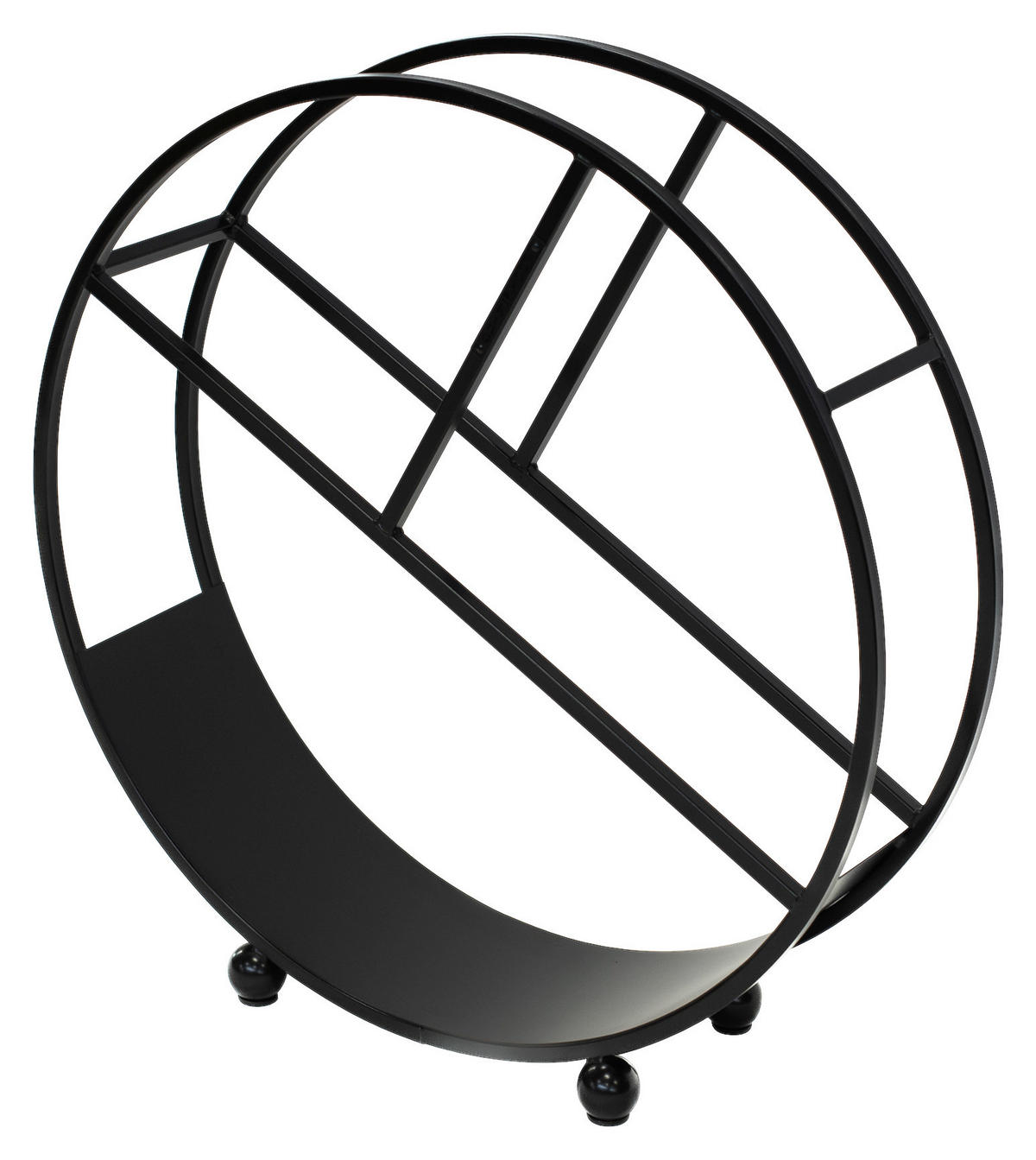 Westmann Kaminholzregal Osiris schwarz B/H/L: ca. 80x82x20 cm Osiris - schwarz (20,00/80,00/82,00cm) - Westmann