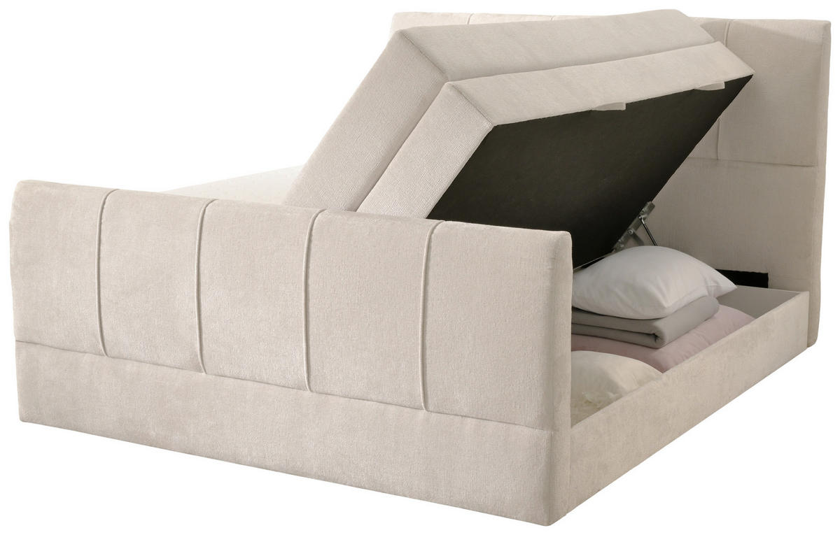 Boxspringbett Harmony creme Liegefläche B/L: ca. 180x200 cm Harmony - creme (184,00/120,00/224,00cm)