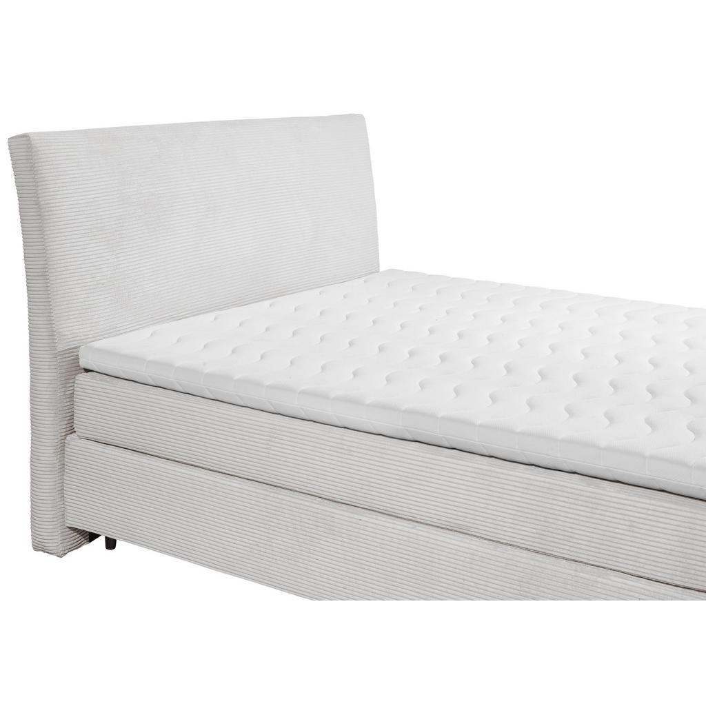 Thumbnail - Boxspringbett Marbella Silbergrau Liegefläche B/L: ca. 180x200 cm