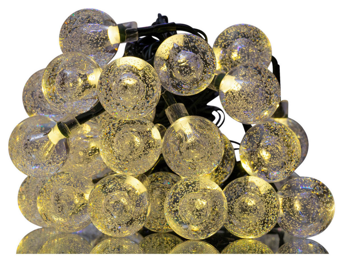 Lichterkette schwarz Kunststoff B/H/T: ca. 935x2x6,5 cm BECUL - schwarz (935,00/2,00/6,50cm) - Näve Leuchten