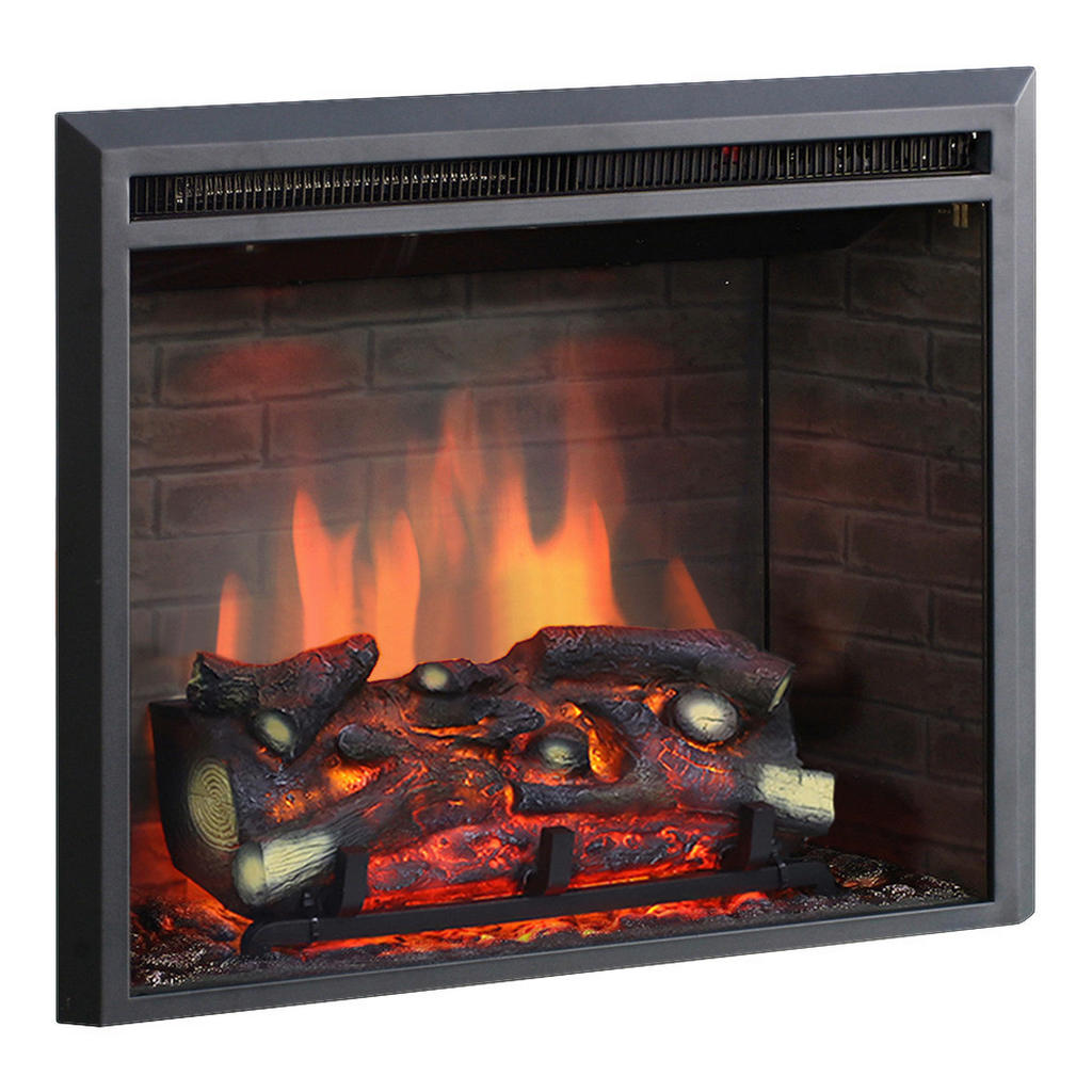 Richen Elektrokamin Calida 26 mit Heizung, 3D-Flammeneffekt & Fernbedienung