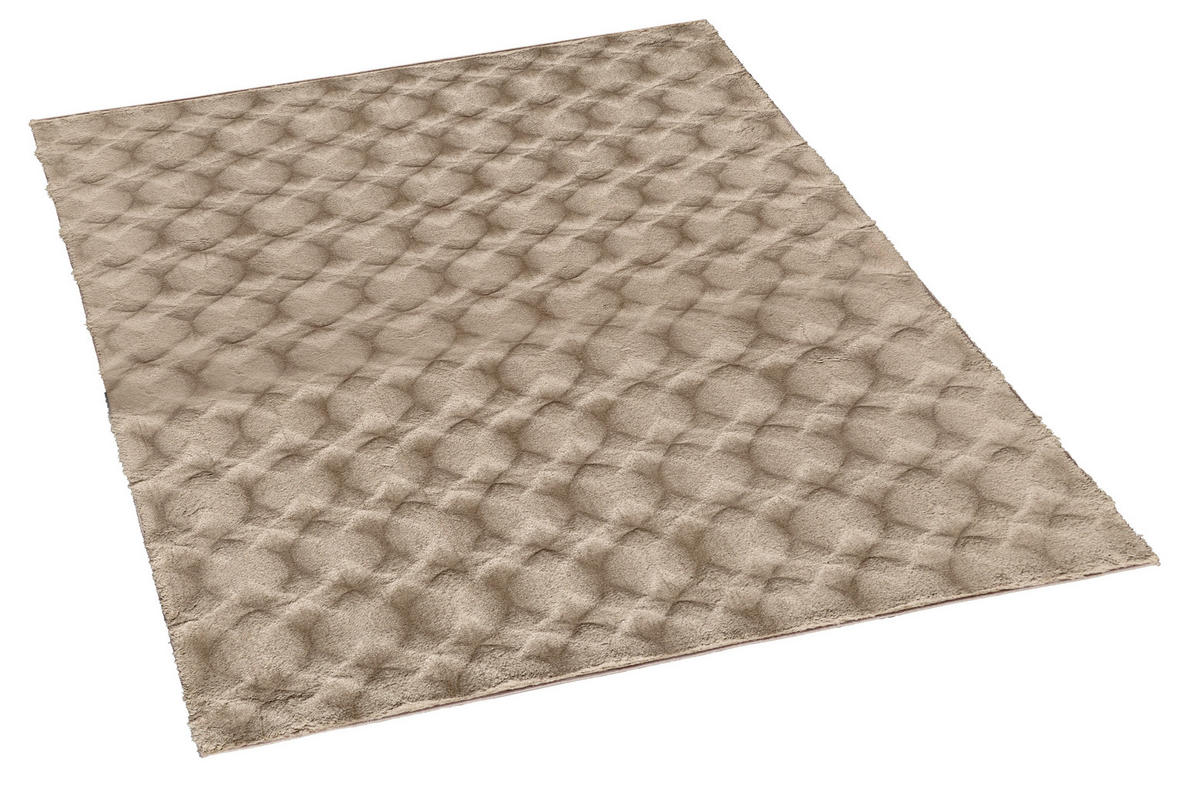 Fellimitat Diamond sand B/L: ca. 160x230 cm Diamond - sand (160,00/230,00cm)
