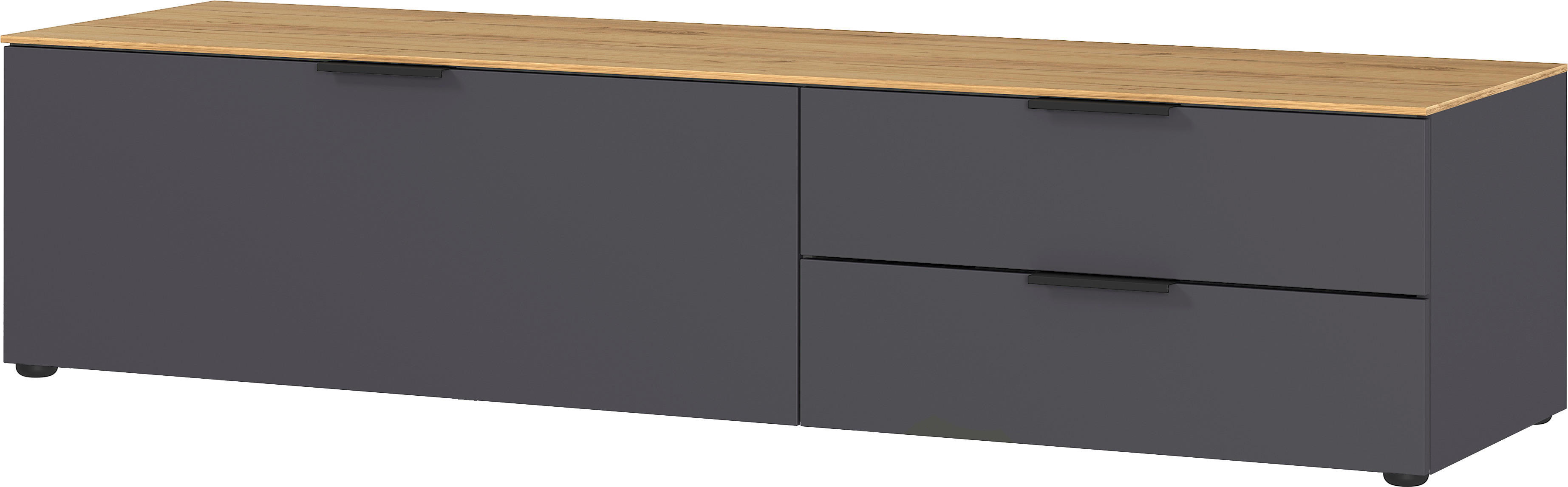 Thumbnail - Lowboard Graphit Nachbildung B/H/T: ca. 164x47x47 cm