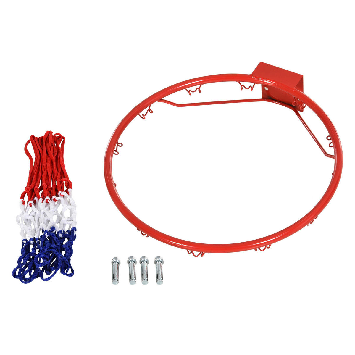 HOMCOM Basketballkorb rot H/D: ca. 46x46 cm Basketballkorb - blau/weiß (46,00/46,00cm) - HOMCOM