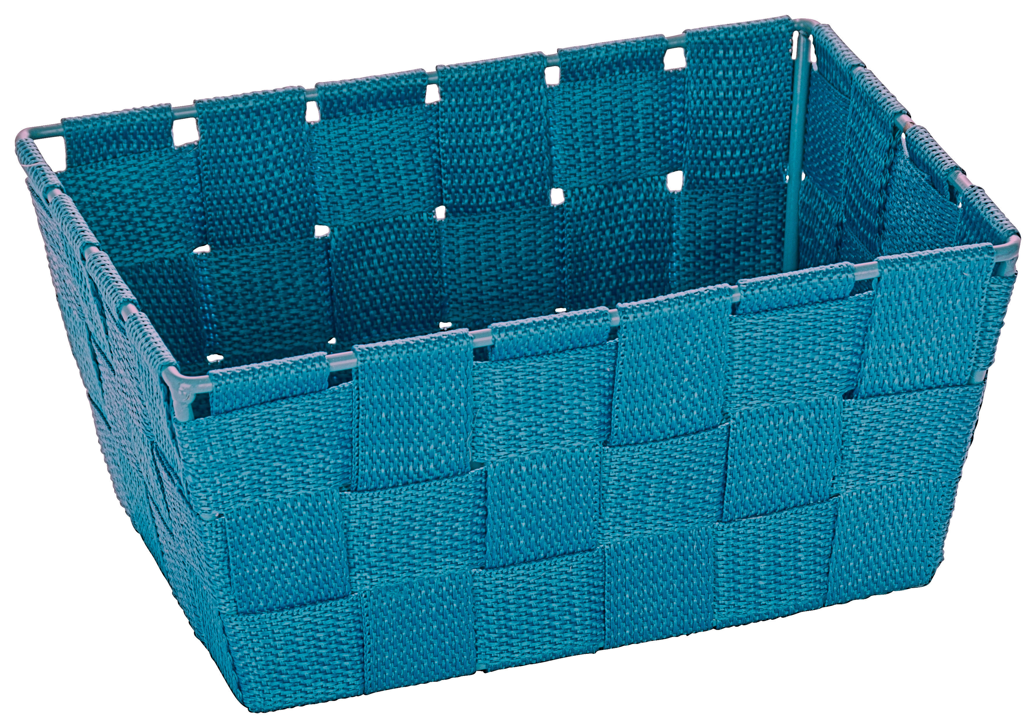 Badkorb petrol Kunststoff B/H/L: ca. 19x9x14 cm Badkorb_Adria_Mini_long petrol - petrol (14,00/19,00/9,00cm) - WENKO