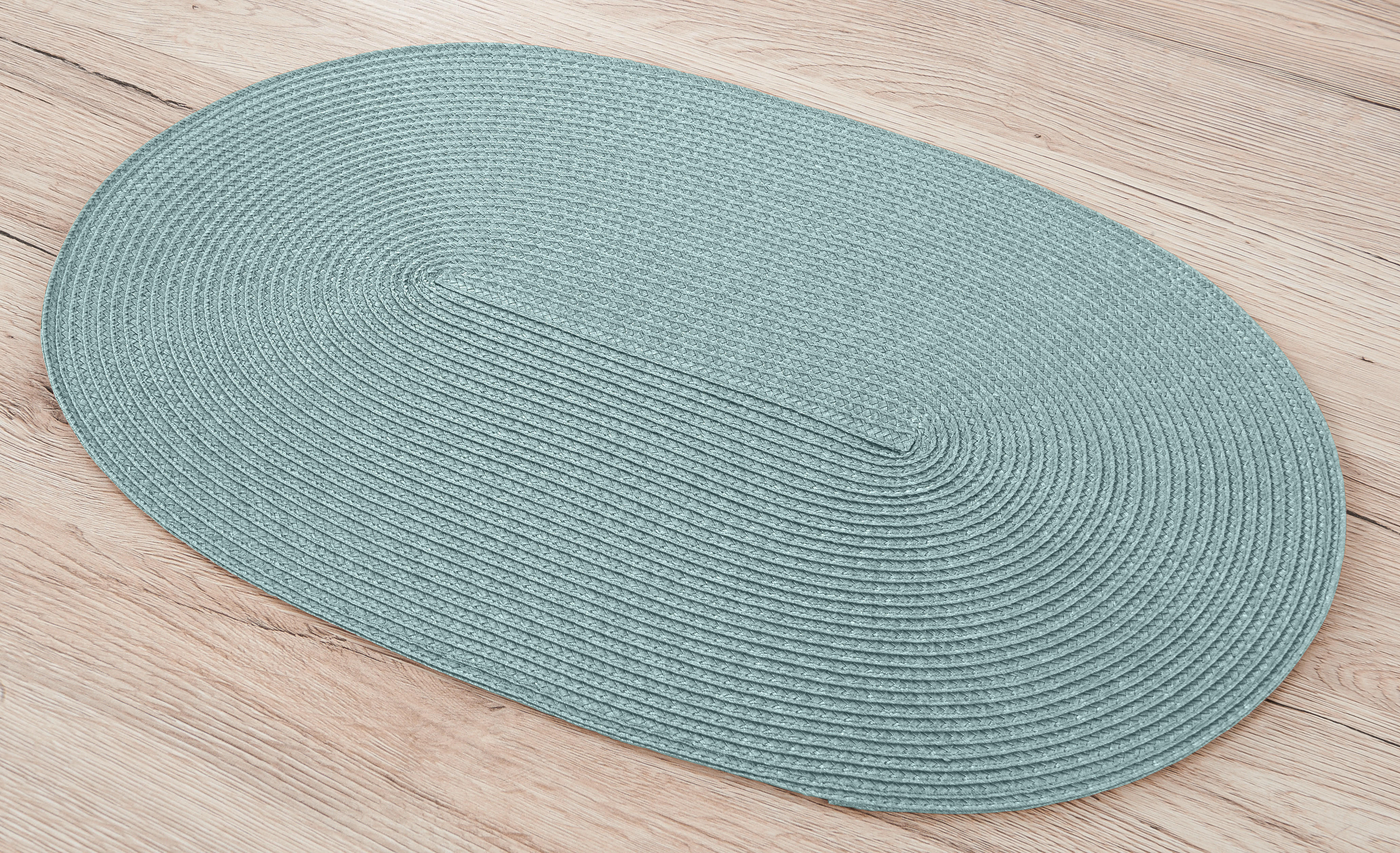 Platzset Platzset_Bast oval 30x45cm mint - mint (30,00/45,00cm) - POCOline