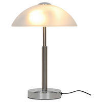 POCOline Tischleuchte Jovan Chrom Glas Metall H/D: ca. 43x29 cm E14 1 Brennstellen Tischleuchte_Jovan - Chrom (29,00/43,00cm) - POCOline