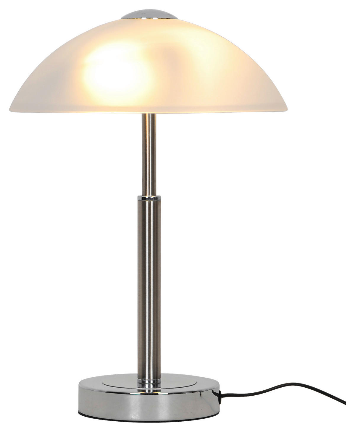 POCOline Tischleuchte Jovan Chrom Glas Metall H/D: ca. 43x29 cm E14 1 Brennstellen Tischleuchte_Jovan - Chrom (29,00/43,00cm) - POCOline