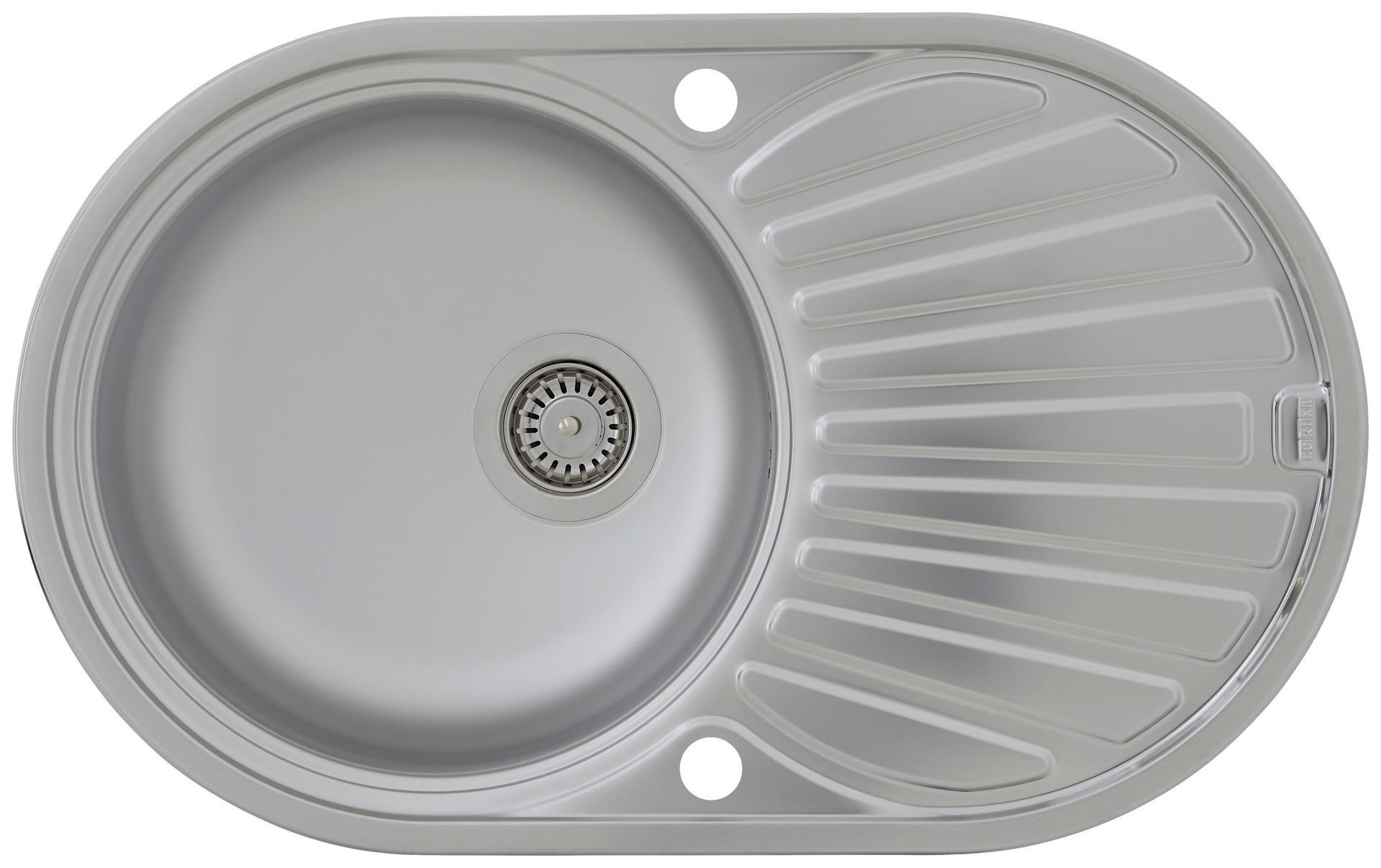 Respekta Einbauspüle Cansas 77 x 48 Edelstahl B/H/T: ca. 86x20x50 cm Cansas 77 x 48 - Edelstahl (86,00/20,00/50,00cm) - Respekta