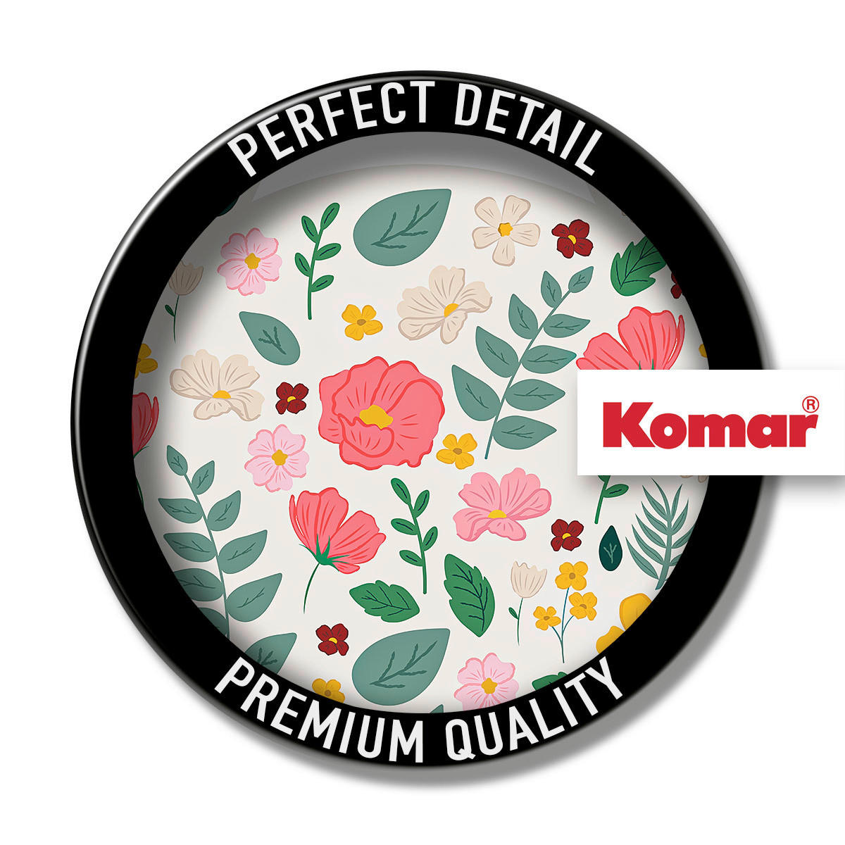 Komar Wandtattoo Mickey Head Wildflowers  Mickey Head Wildflowers B/L: ca. 125x125 cm Mickey Head Wildflowers - (125,00/125,00cm) - Komar