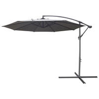 POCOline Ampelschirm hellgrau Stahl D: ca. 300 cm Ampelschirm_grau - hellgrau (300,00cm) - POCOline