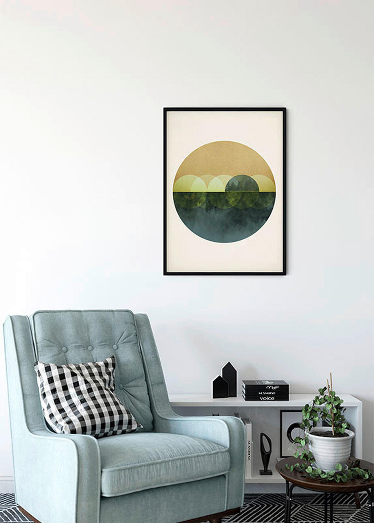 Komar Poster Mirrors Abstrakt B/L: ca. 30x40 cm Mirrors - (30,00/40,00cm) - Komar