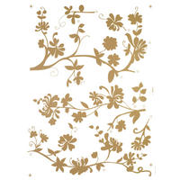Komar Wandtattoo Frasca Blumen Frasca B/L: ca. 50x70 cm Frasca - (50,00/70,00cm) - Komar