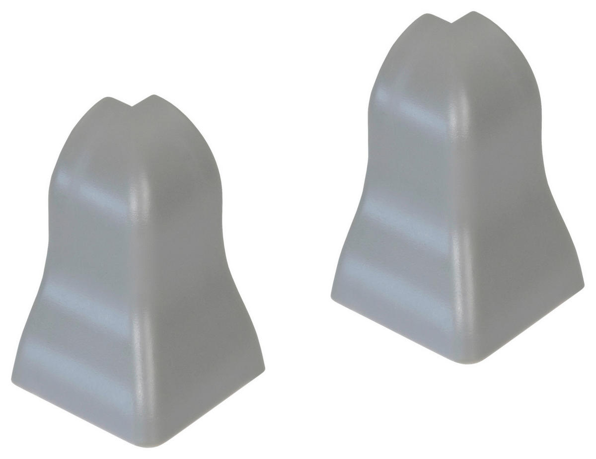 Außenecke grau L/B/H: ca. 3,24x3,24x4,71 cm Außenecke für 40 mm SL 2086 grau - grau (3,24/3,24/4,71cm)