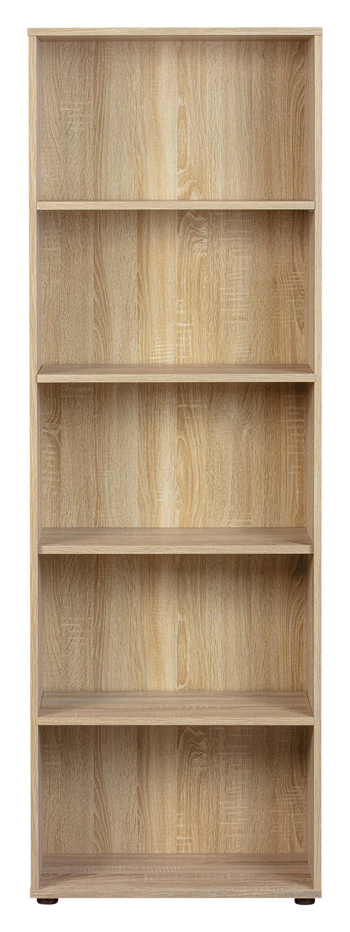 Regal Parini 4 Eiche Sonoma Nachbildung B/H/T: ca. 60x180x30 cm Parini 4 - Eiche (60,00/180,00/30,00cm) - Inter Link
