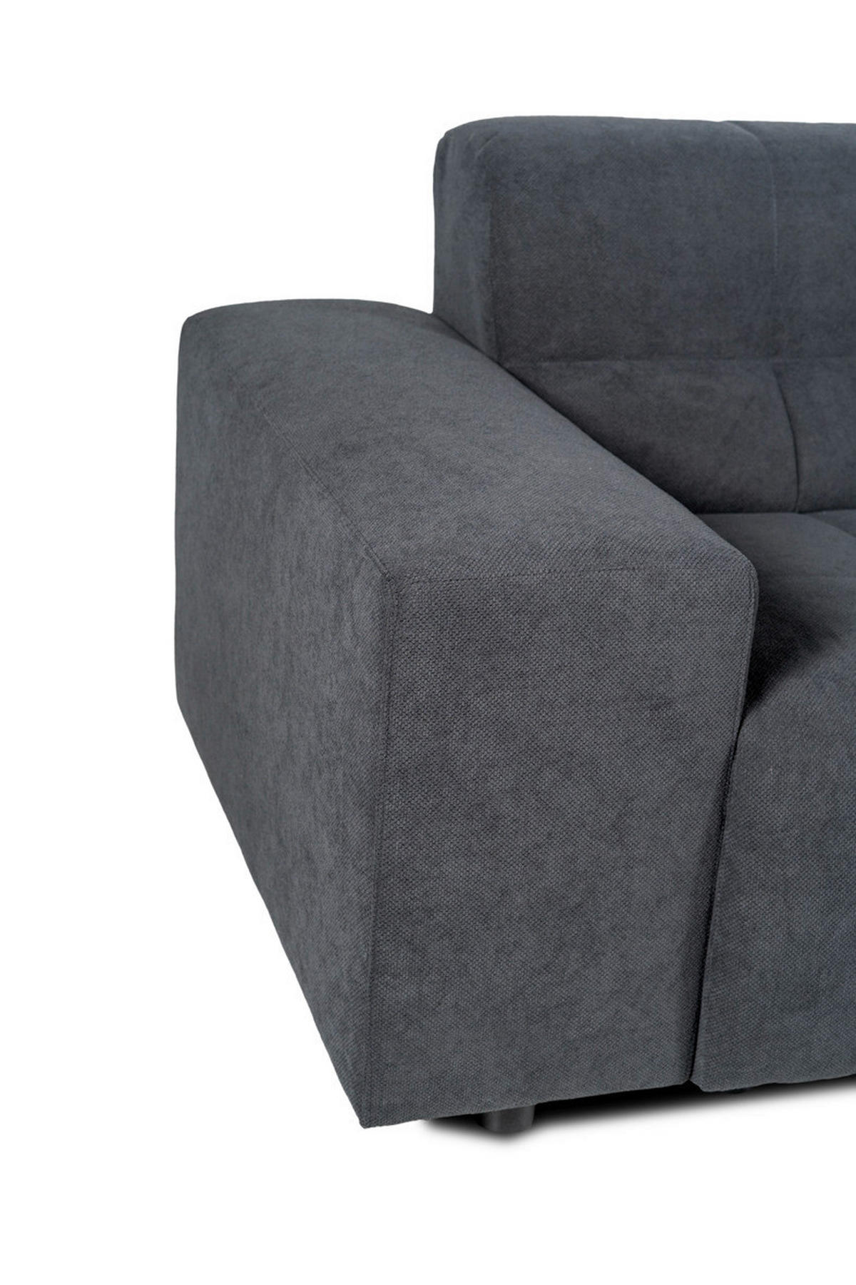 Polsterecke Asia grau Flachgewebe B/H/T: ca. 300x80x160 cm Asia - schwarz/grau (300,00/80,00/160,00cm)