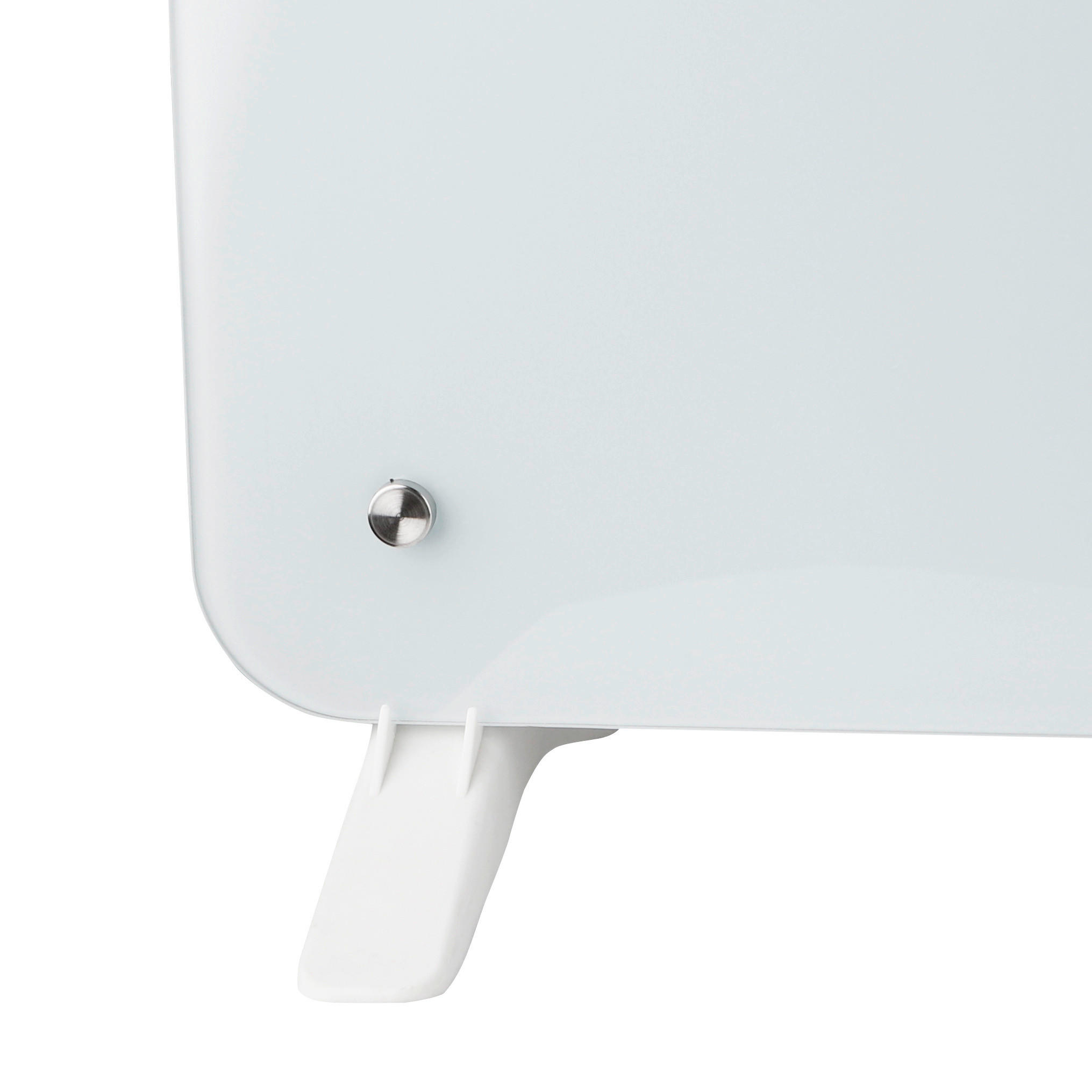 Glasradiator weiß Metall Kunststoff B/H/L: ca. 20x47x76,5 cm ca. 2000 W Glasradiator GR-133080.1 - weiß (76,50/20,00/47,00cm)