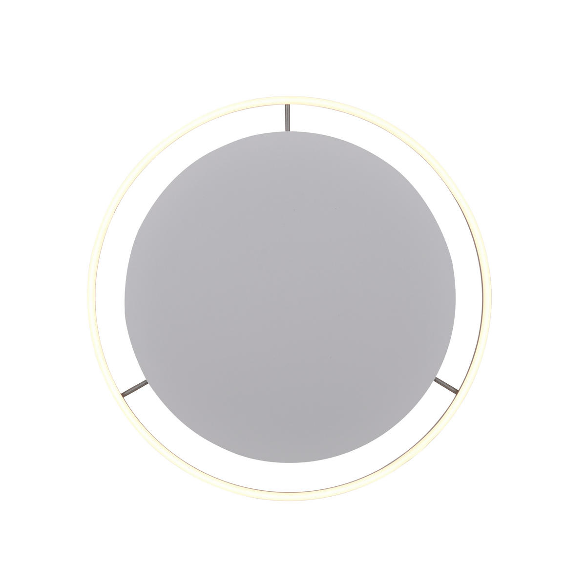 Just Light LED-Deckenleuchte RITUS 15392-95 weiß Alu Metall H/D: ca. 5,3x58,5 cm 1 Brennstellen RITUS - weiß/Alu (58,50/5,30cm) - Just Light