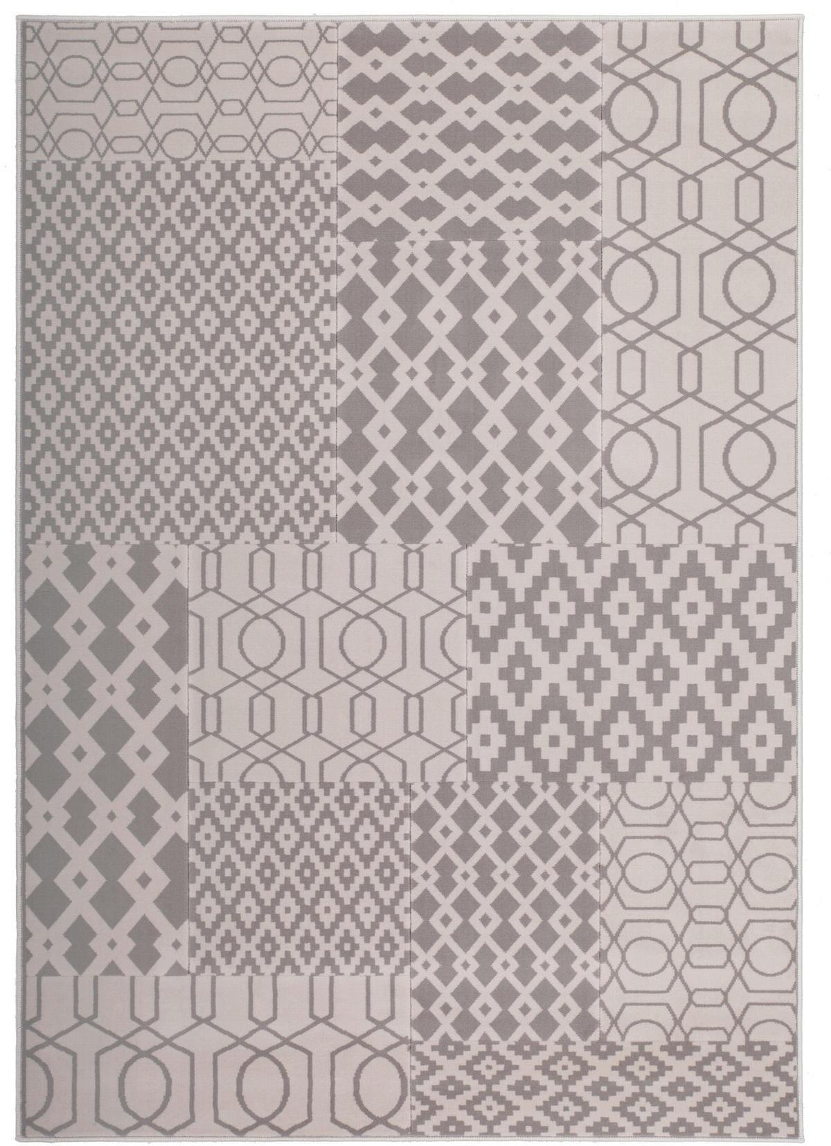 Kayoom Kurzflorteppich Lina 325 taupe B/L: ca. 80x150 cm Lina 325 - mehrfarbig/taupe (80,00/150,00cm) - Kayoom