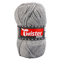 Handstrickgarn Twister Sport uni grau L: ca. 15000 cm Twister Sport uni - grau (15000,00cm) - Twister