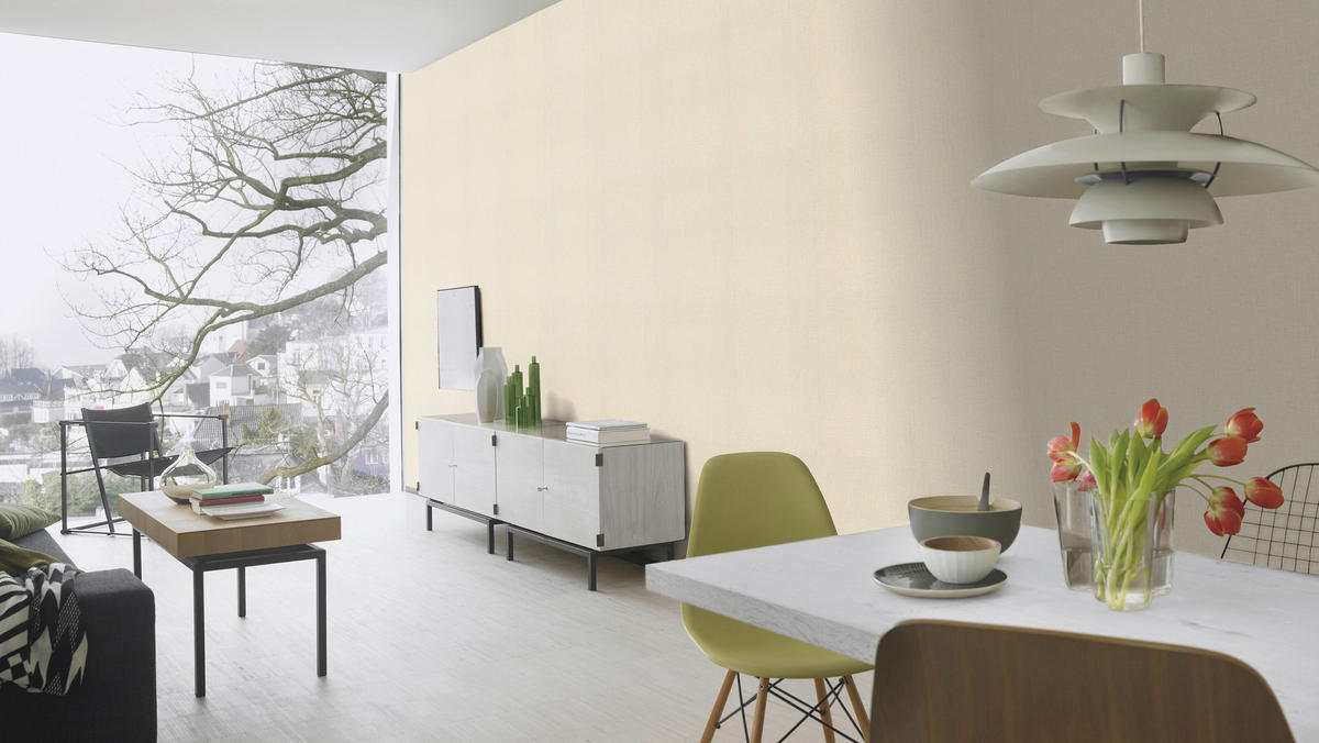 Rasch Vliestapete Schimmer beige B/L: ca. 53x1005 cm Vliestapete_650570 - beige (53,00/1005,00cm) - Rasch