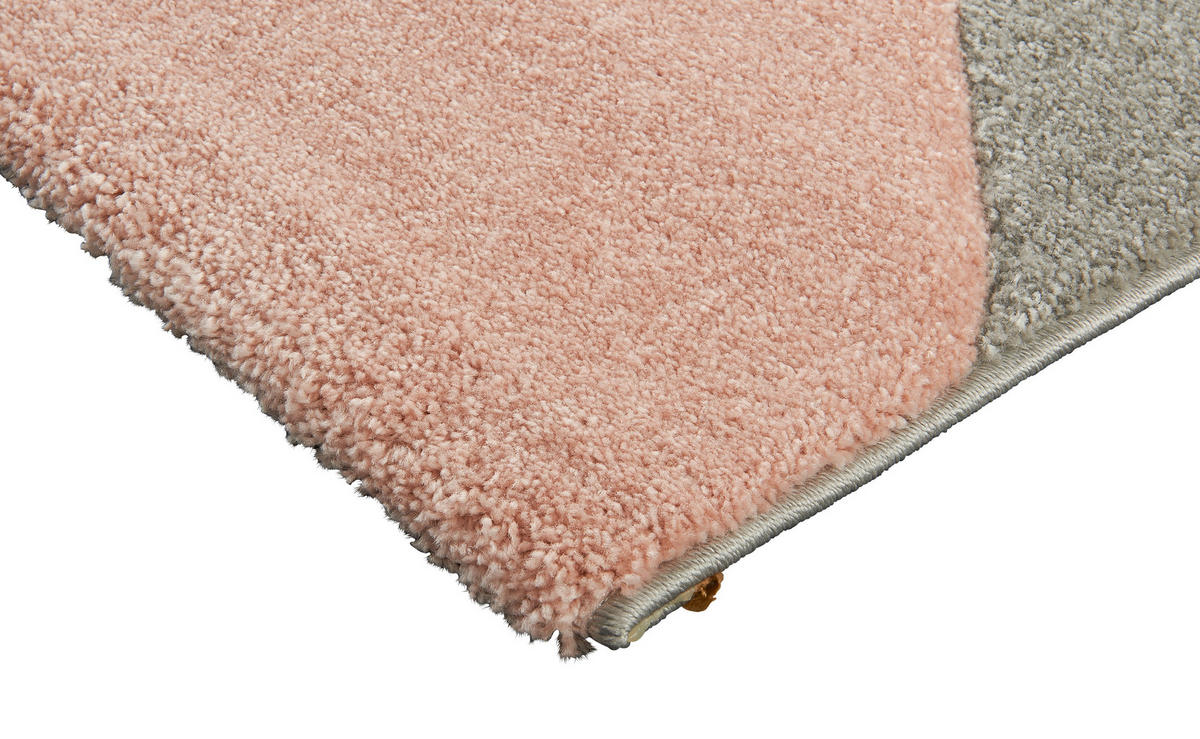 Webteppich Casino grau B/L: ca. 60x110 cm Casino - rosa/grau (60,00/110,00cm)