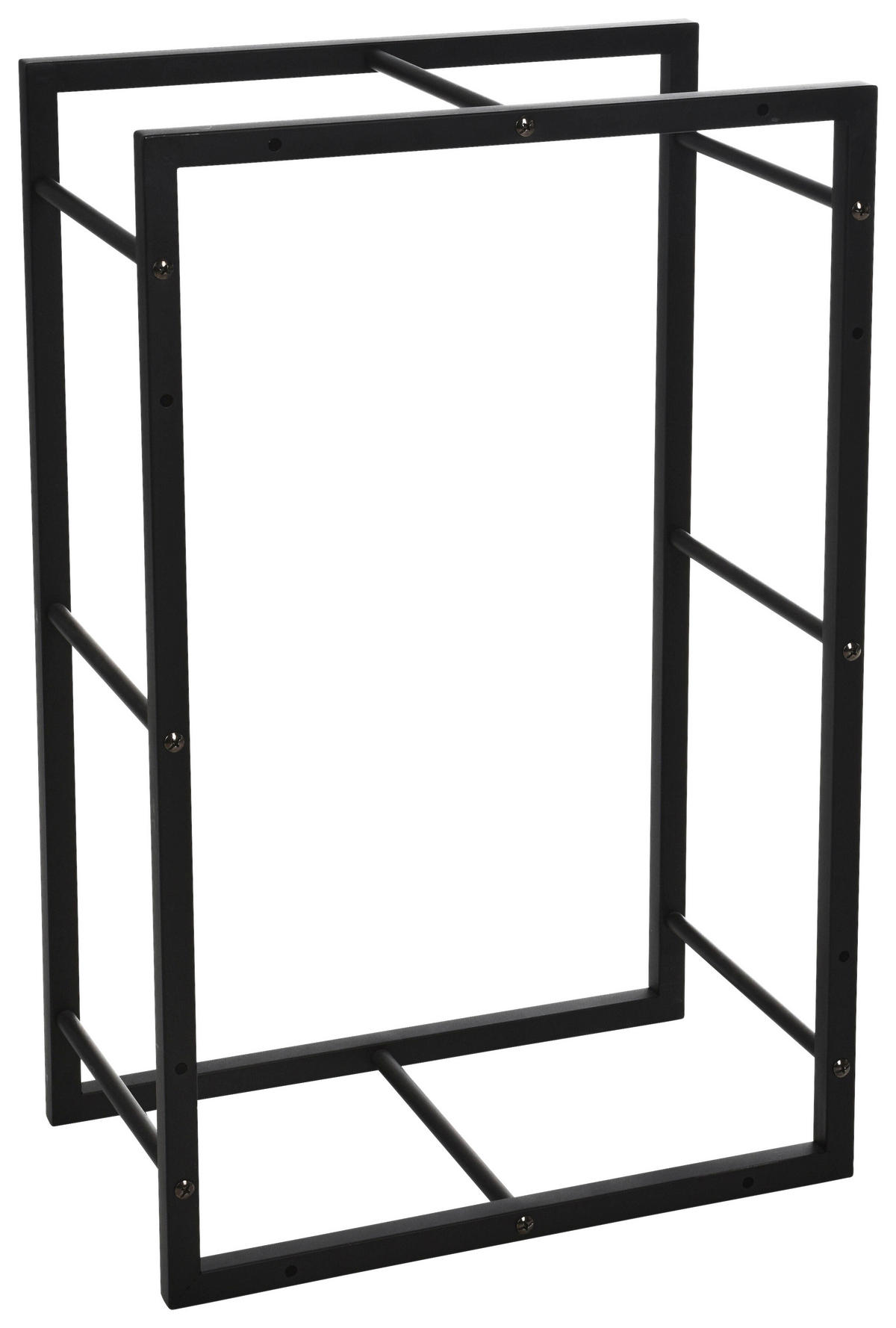 Kaminholzständer schwarz B/H/L: ca. 47x6x73 cm Kaminholzständer - schwarz (73,00/47,00/6,00cm)