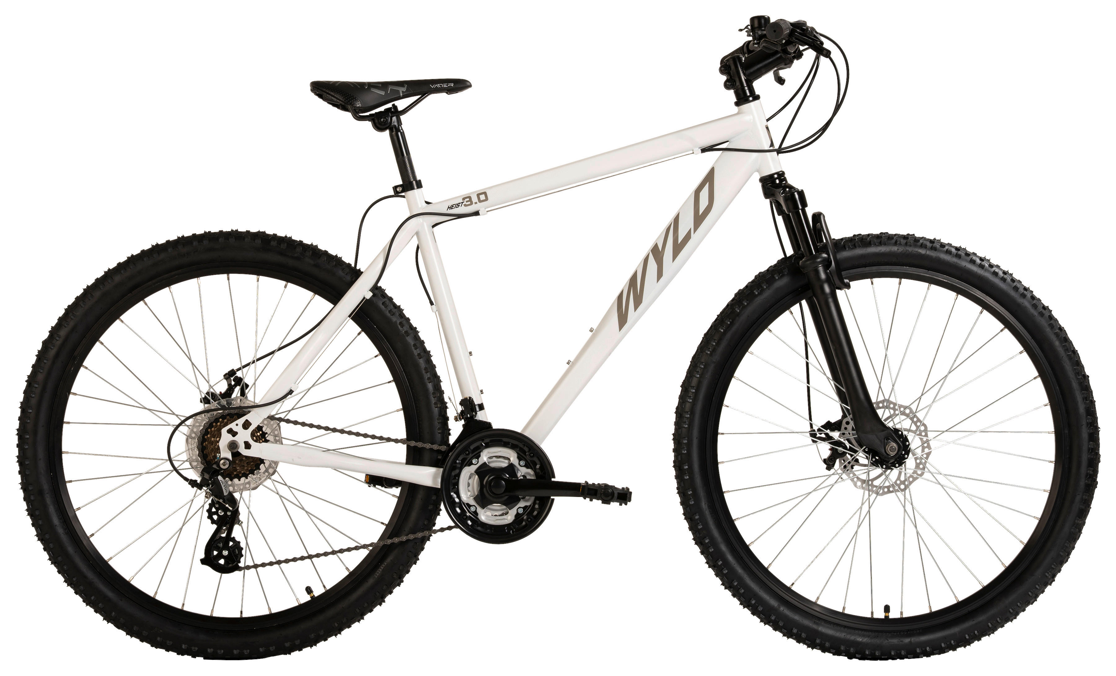 WYLD Mountain-Bike Hardtail HEIST 3.0 27,5 Zoll Rahmenhöhe 51 cm 24 Gänge weiß weiß ca. 27,5 Zoll Hardtail - weiß - WYLD
