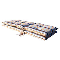 Grasekamp Auflage für Hochlehner marine Polyester-Mischgewebe B/H/L: ca. 53x5x121 cm Auflage_Hochlehner - bunt/marine (121,00/53,00/5,00cm) - Grasekamp