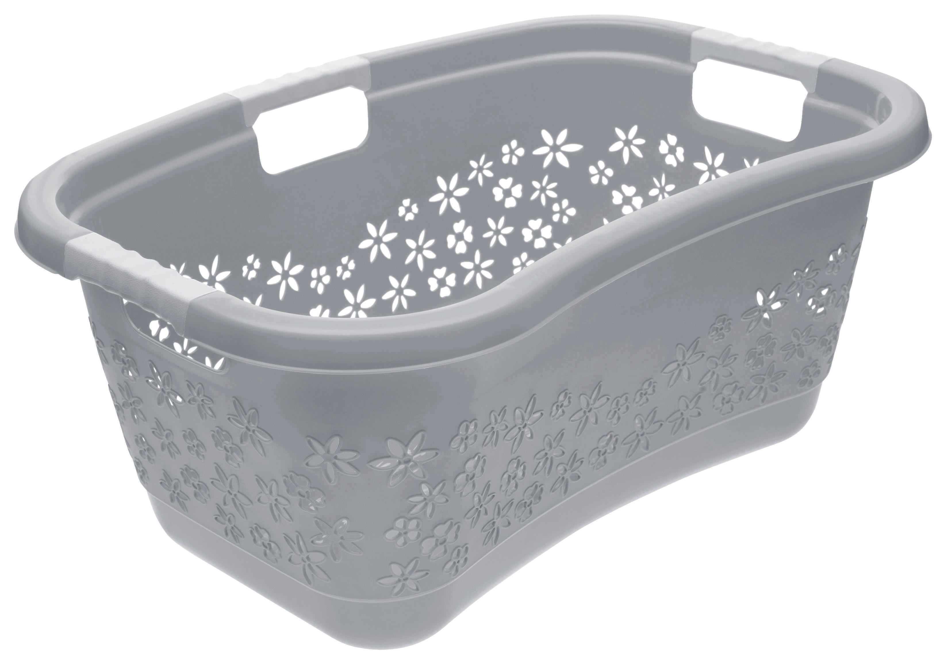 keeeper Wäschekorb grau B/H/L: ca. 45x28,5x65 cm Wäschekorb_Lasse_Nordic_Grey - grau (65,00/45,00/28,50cm) - keeeper