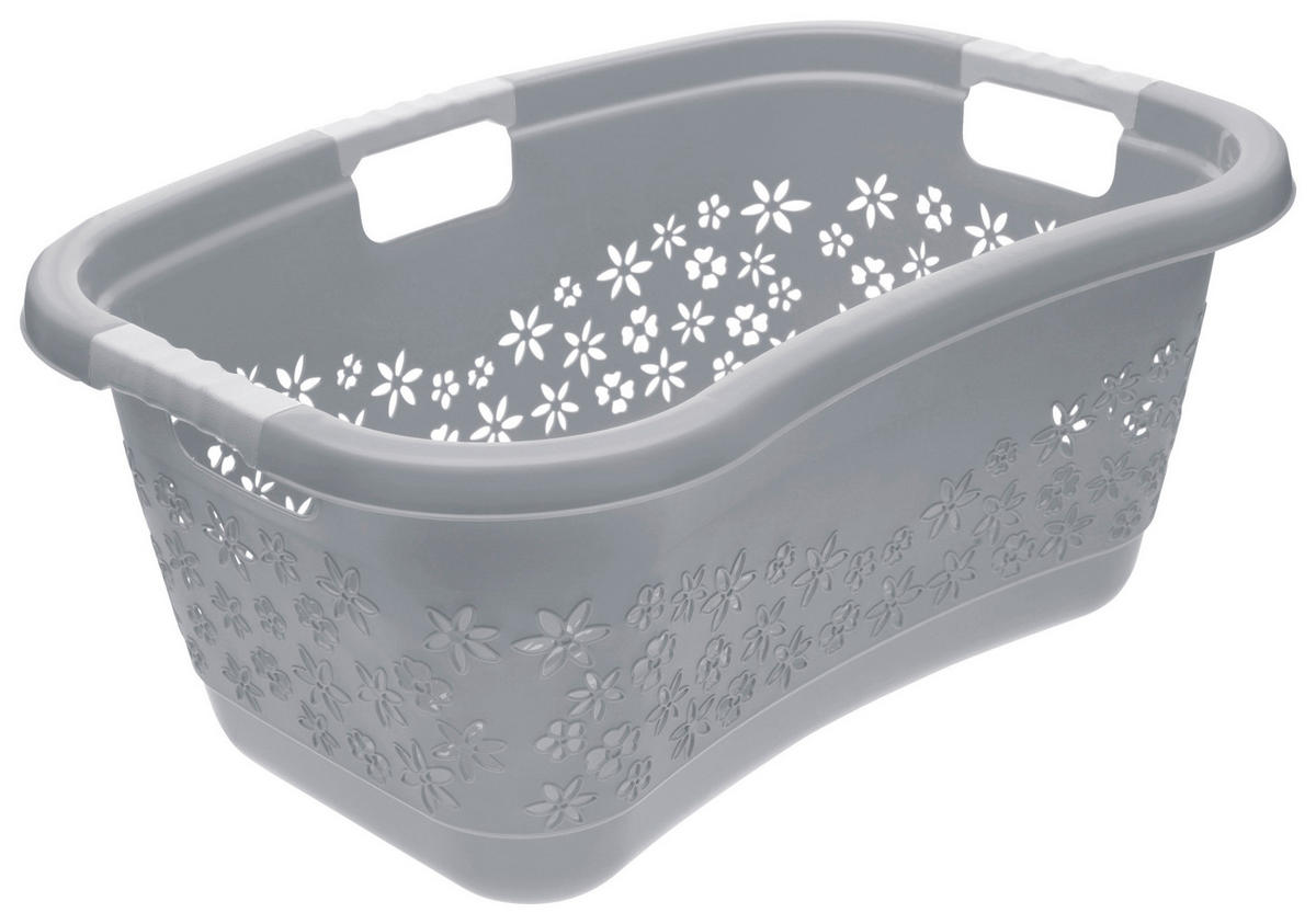 keeeper Wäschekorb grau B/H/L: ca. 45x28,5x65 cm Wäschekorb_Lasse_Nordic_Grey - grau (65,00/45,00/28,50cm) - keeeper