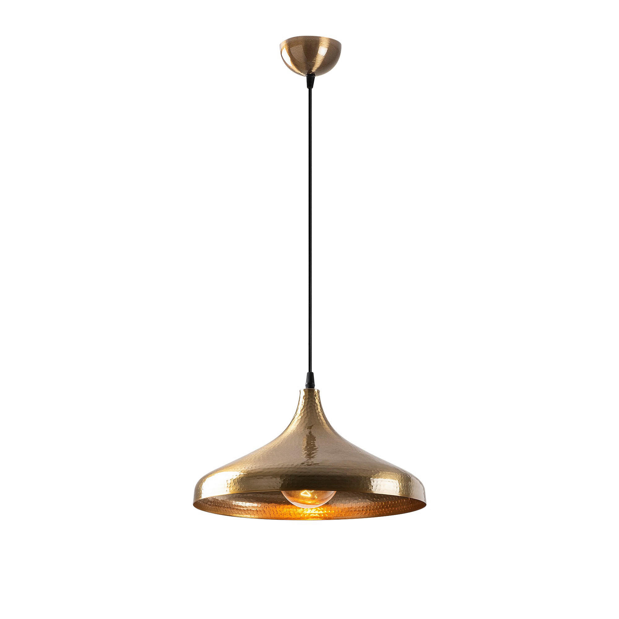 Opviq Pendelleuchte Tattoo bronze Eisen B/H/T/L/D: ca. 36x118x36x36x36 cm E27 1 Brennstellen Tattoo - bronze (36,00/36,00/118,00cm) - Opviq