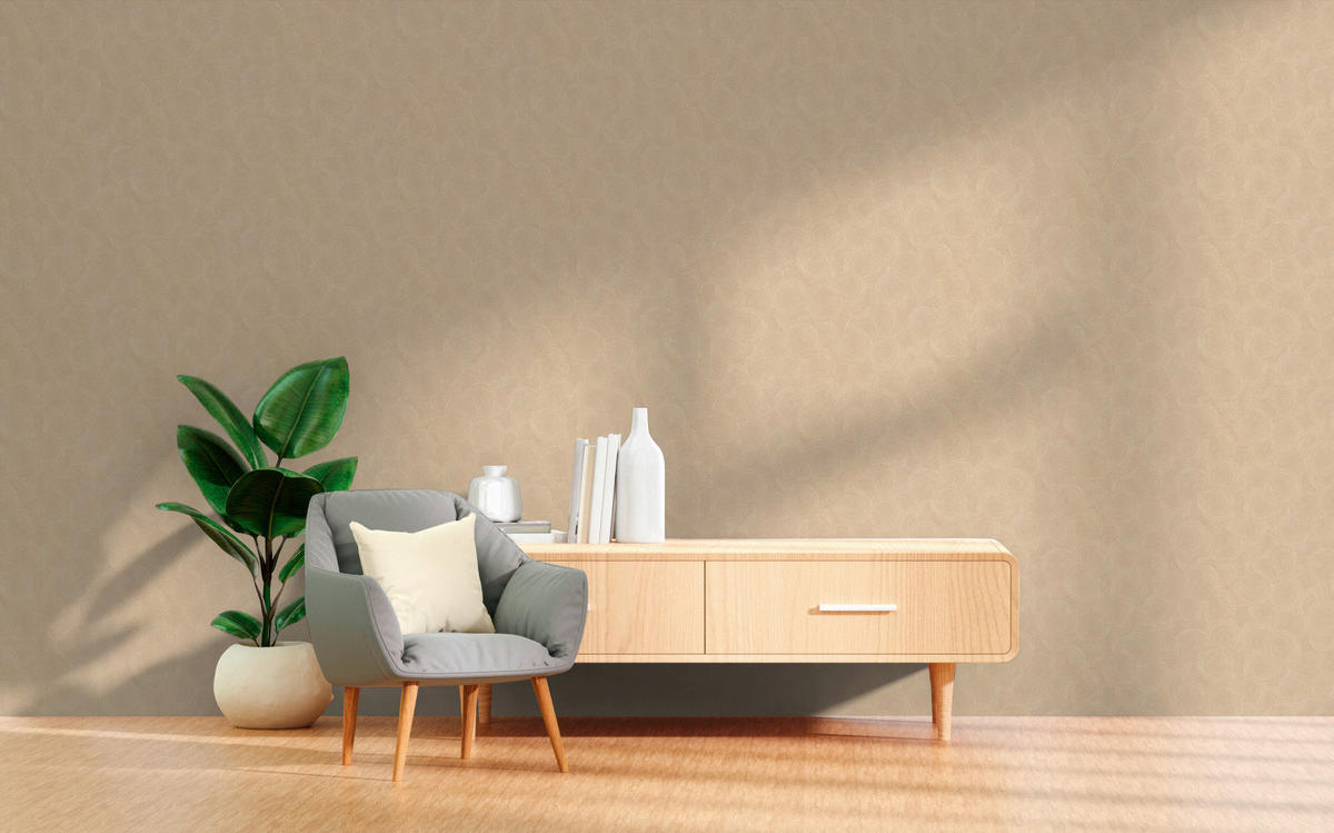 A.S.Création Vliestapete beige orange B/H/D: ca. 53x1005x8,6 cm Vliestapete - beige/orange (8,60/1005,00cm) - A.S.Creation