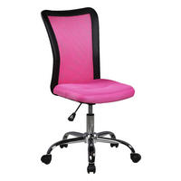 Drehstuhl pink Stoff Kinderschreibtischstuhl SALERNO - pink (60,00/100,00/60,00cm) - Amstyle