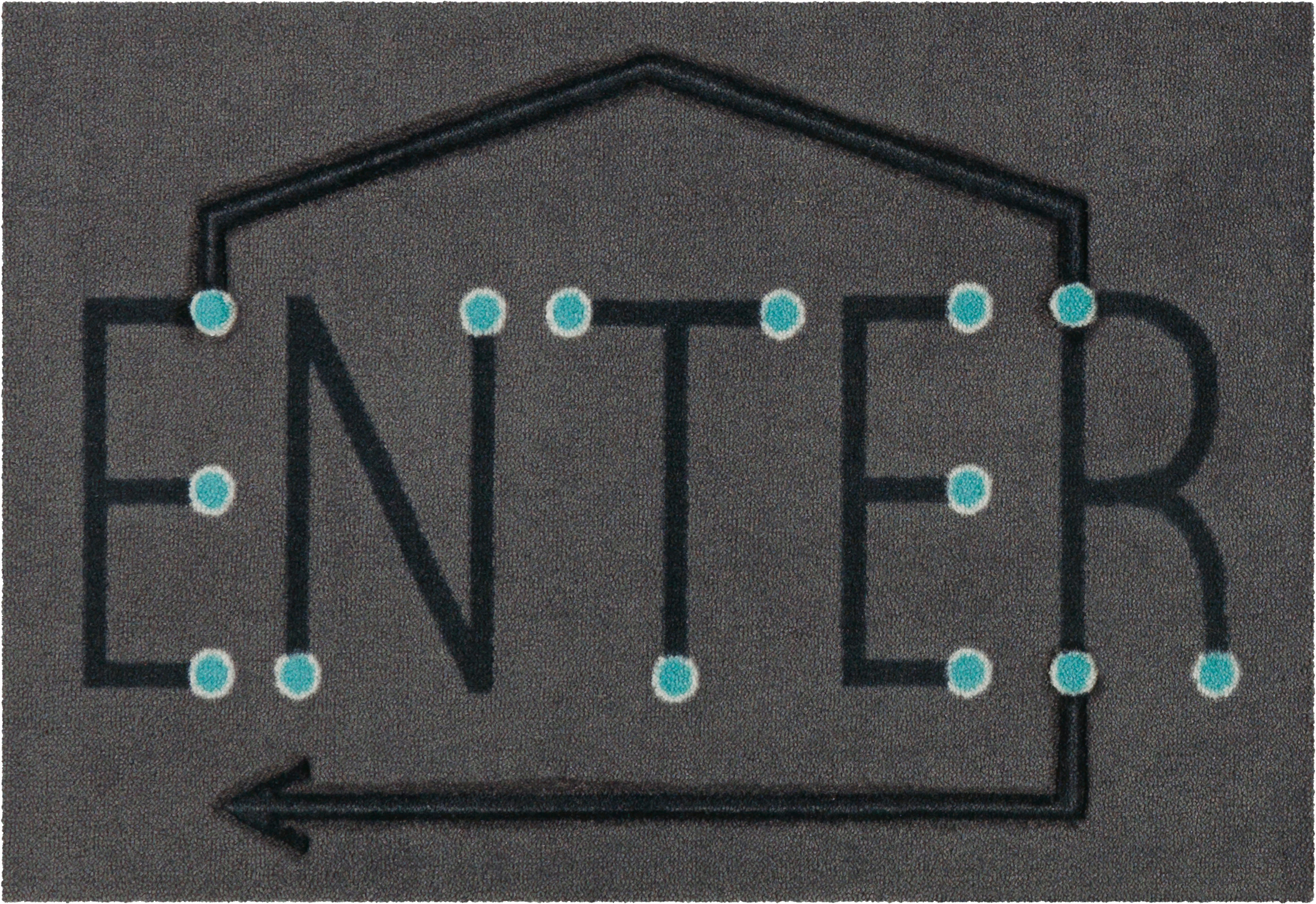 Arte Espina Kurzflorteppich Living Mat 62 grau B/L: ca. 64x168 cm Living Mat 62 - grau (64,00/168,00cm) - Arte Espina