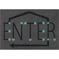 Arte Espina Kurzflorteppich Living Mat 62 grau B/L: ca. 64x168 cm Living Mat 62 - grau (64,00/168,00cm) - Arte Espina