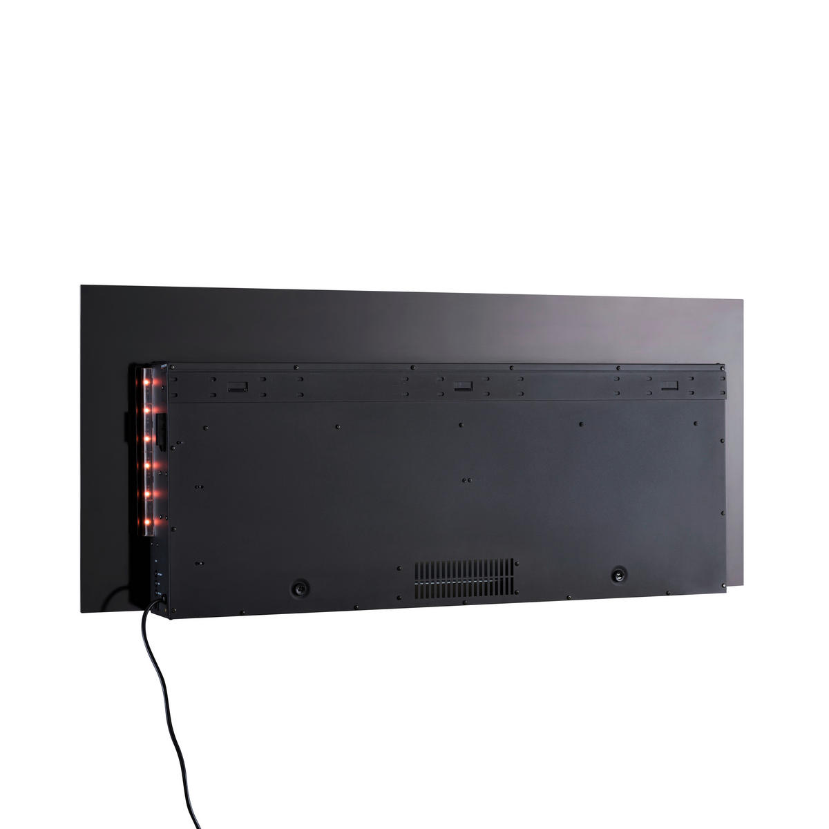 Balderia Einbaukamin Elektrischer-Kamin Vanadis mattschwarz MDF B/H/T: ca. 128x58x13,9 cm Elekt.-Kamin Vanadis EF202C - mattschwarz (128,00/58,00/13,90cm) - Balderia