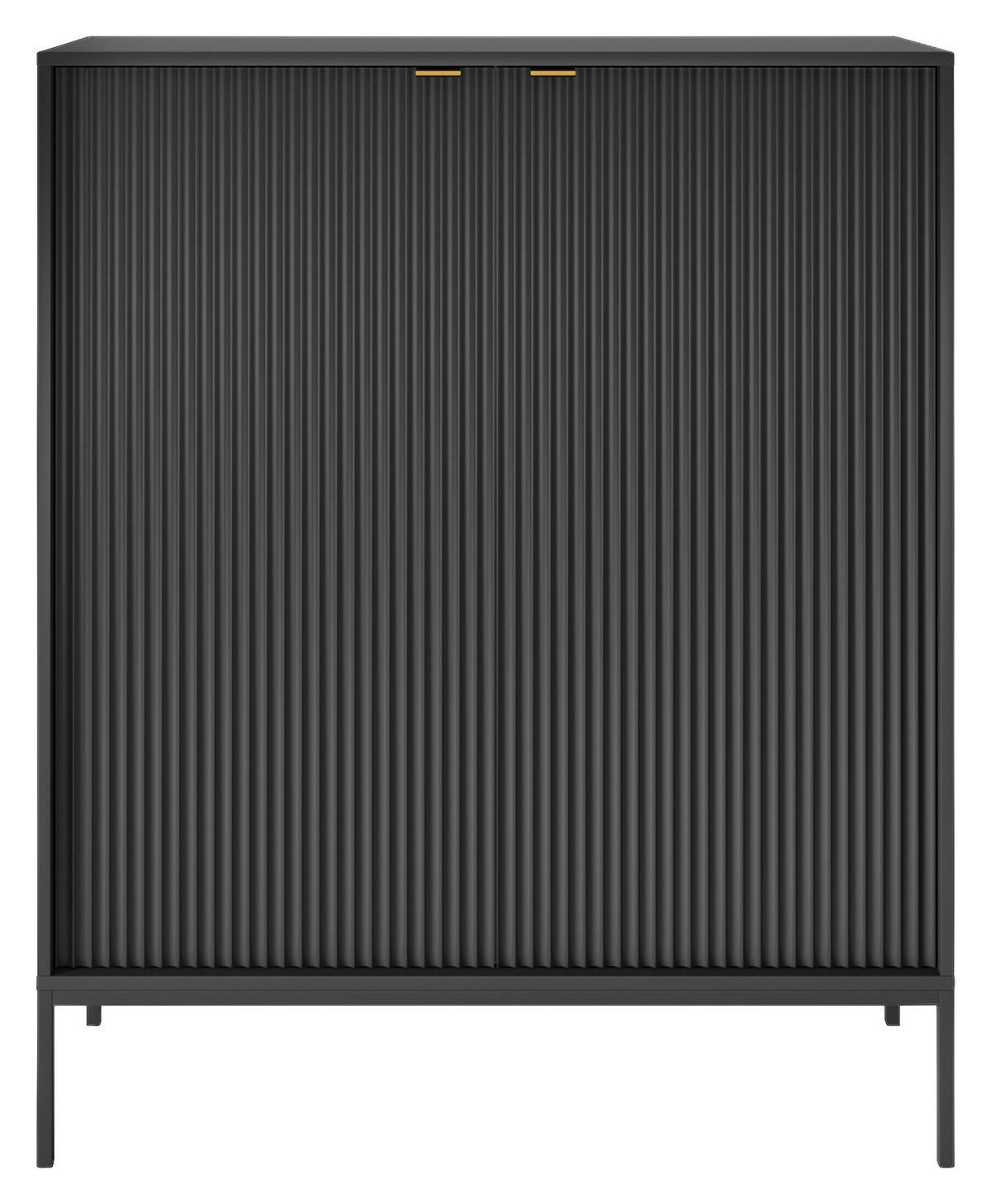 Kommode KOMMODE AURA AU04 schwarz gold Optik B/H/T: ca. 104x125x39 cm KOMMODE AURA AU04 - gold/schwarz (104,00/125,00/39,00cm) - WIPMEB