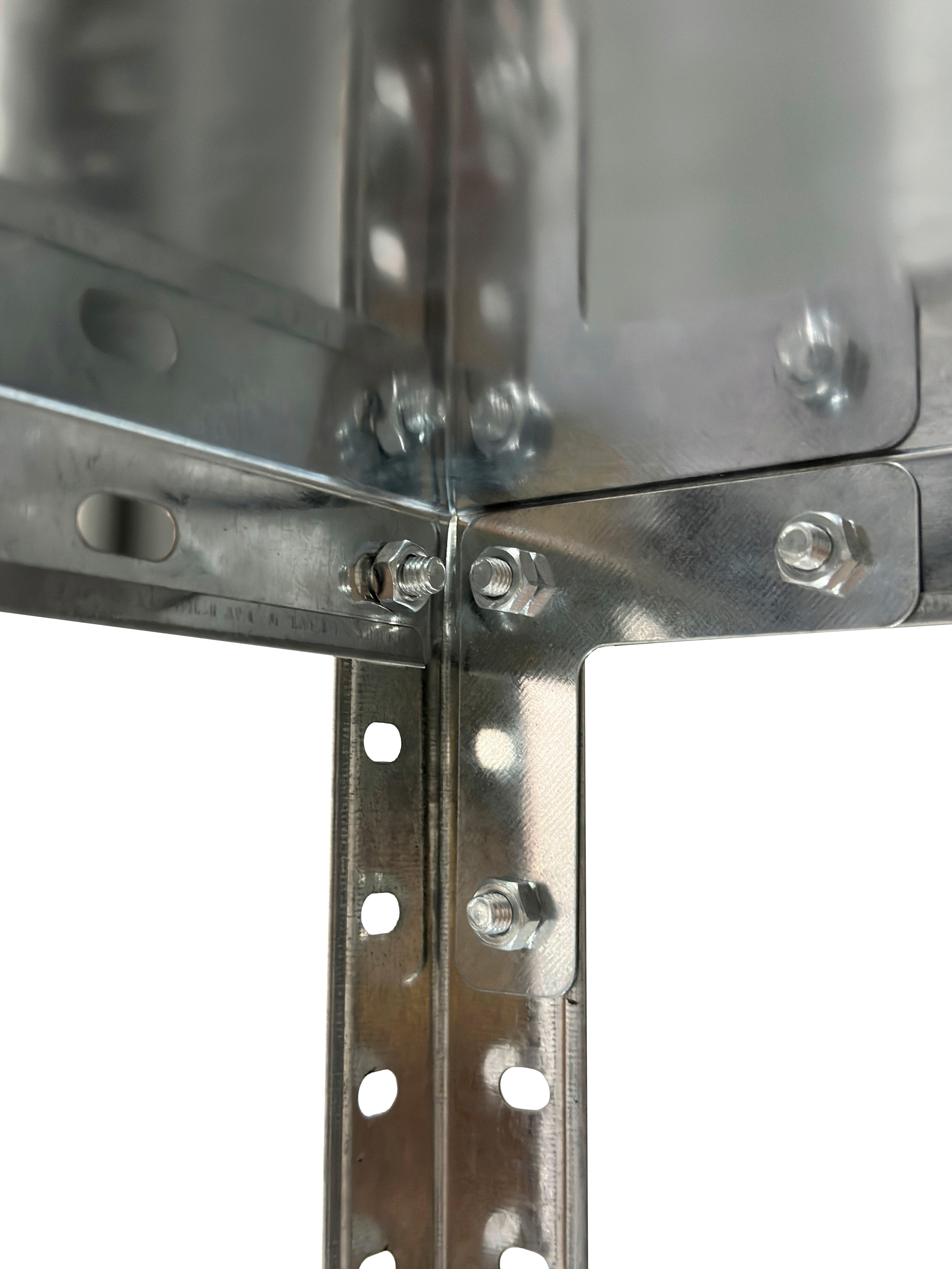 Thumbnail - Schwerlaststeckregal verzinkt B/H/T: ca. 75x150x40 cm