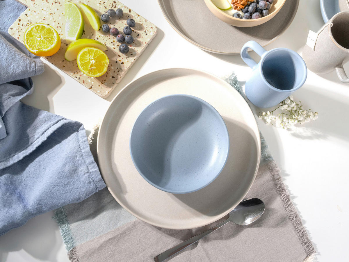 CreaTable Kombiservice Uno Nordic bunt Steinzeug 16 tlg. Uno Nordic - bunt - CreaTable