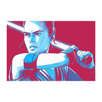 Komar Poster Star Wars Faces Rey Star Wars B/L: ca. 70x50 cm Star Wars Faces Rey - (70,00/50,00cm) - Komar